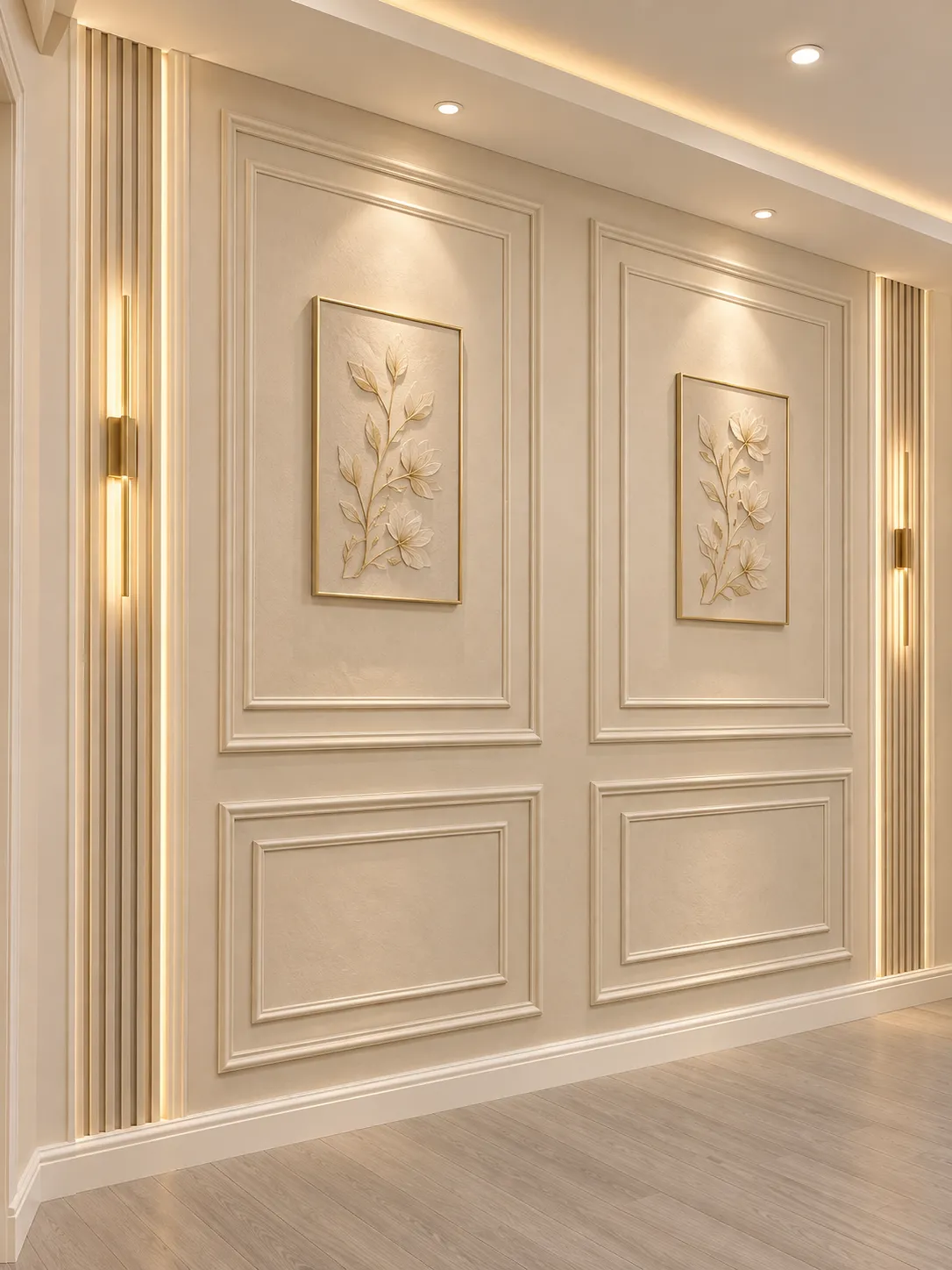 Modern Wall Texture And Painting Design In Kolkata By Agnimitra Interior Design.