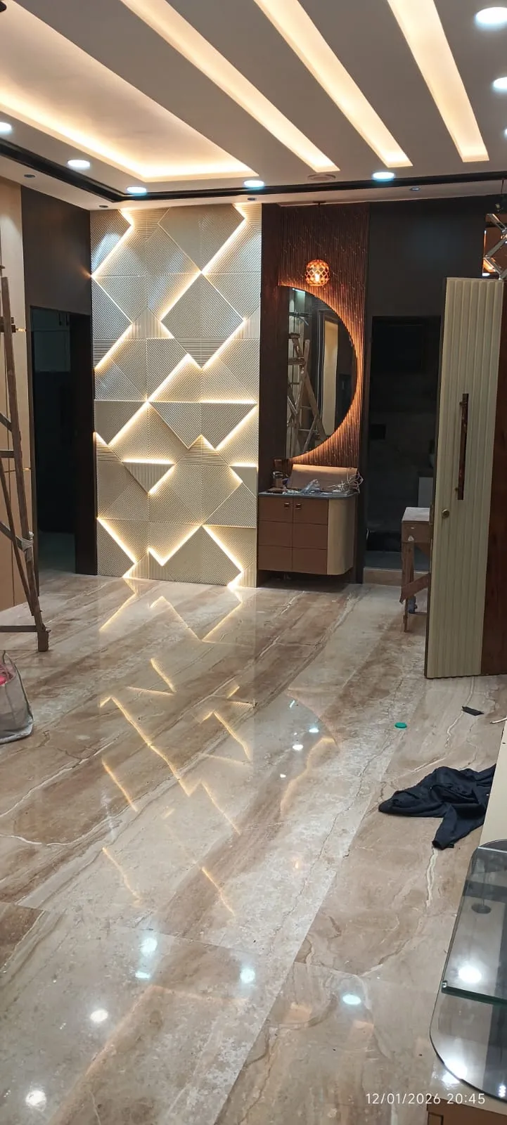 Modern home interior design in Amtala by Agnimitra Interior Design, featuring elegant furniture, smart space planning, stylish finishes and comfortable living spaces.