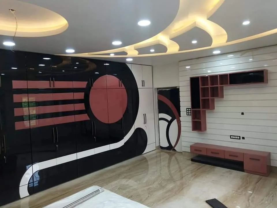 Modern home interior in Parnasree Pally, Kolkata, featuring a well-planned living space, elegant furniture, coordinated colours and practical layouts by Agnimitra Interior Design.
