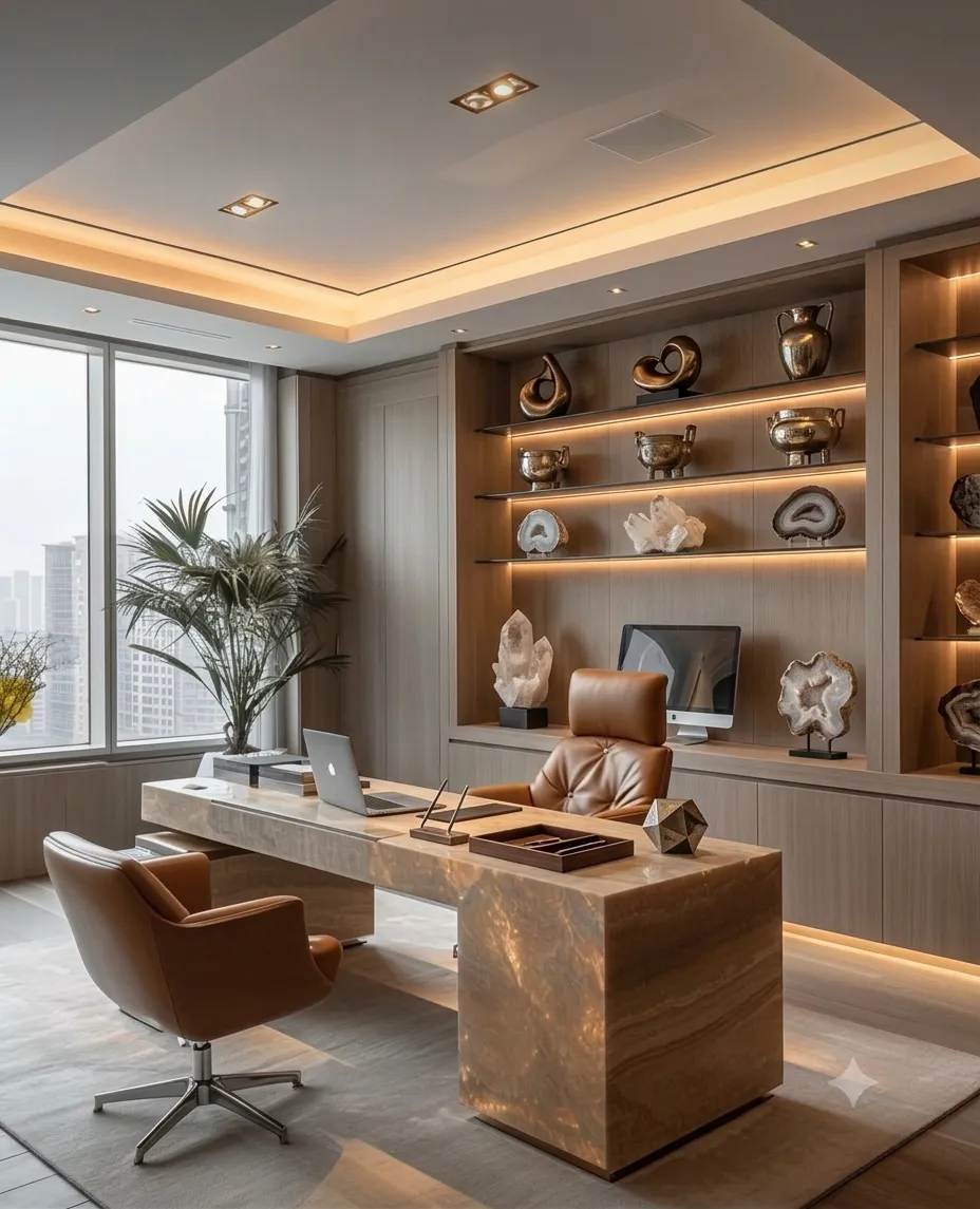 Office renovation and interior design in Kolkata, featuring improved workspace planning, customised workstations, organised storage and modern finishes for an efficient working environment.