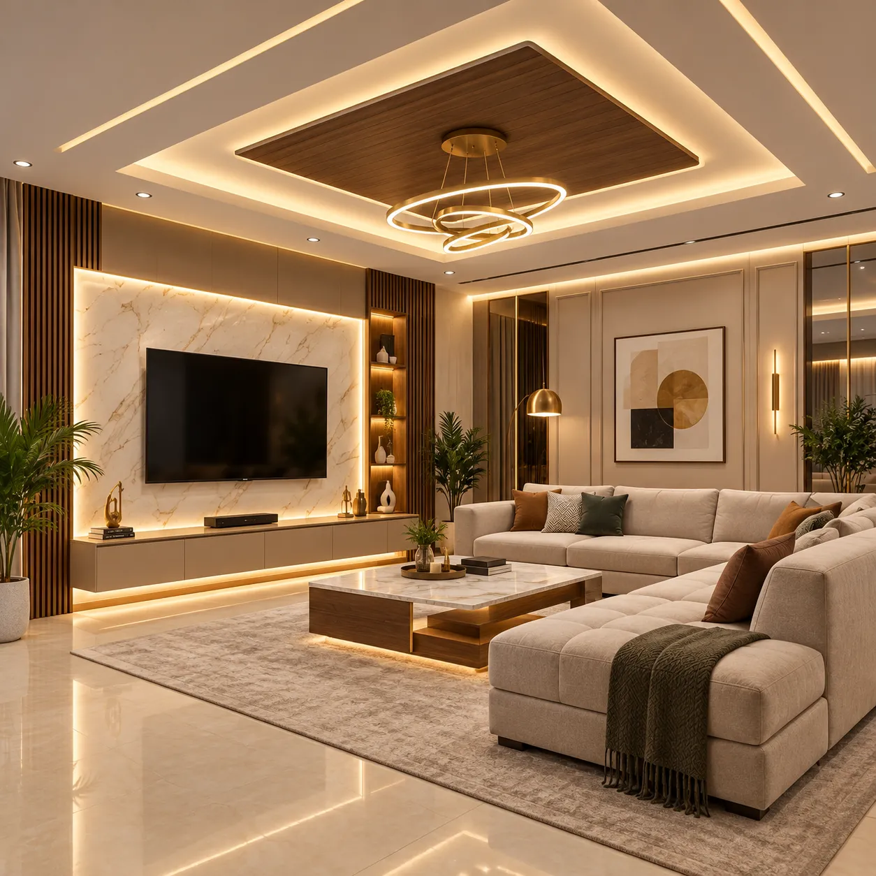 Modern Living Spaces with Practical Furniture Planning