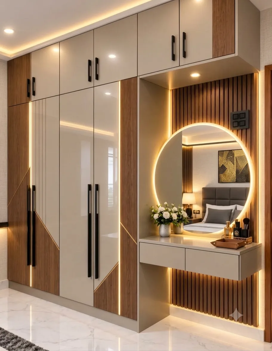 Modern Living Room Interior in Mukundapur