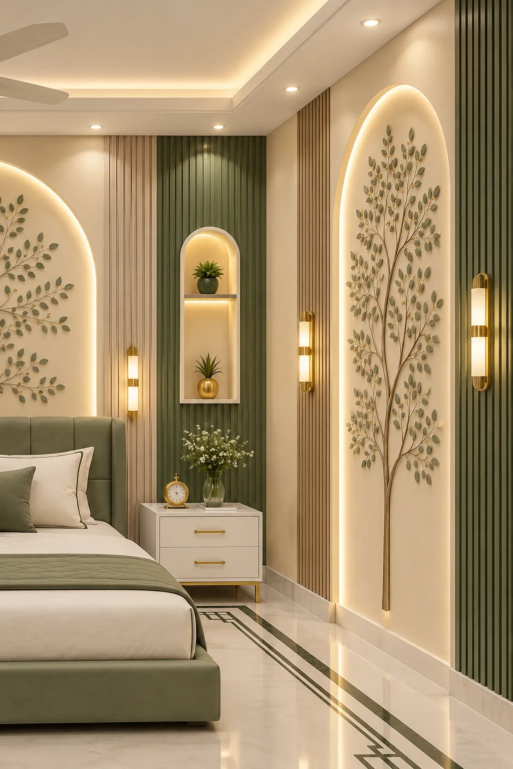 Modern living room interior in New Town, Kolkata, featuring practical furniture placement, storage, lighting and contemporary finishes by Agnimitra Interior Design.
