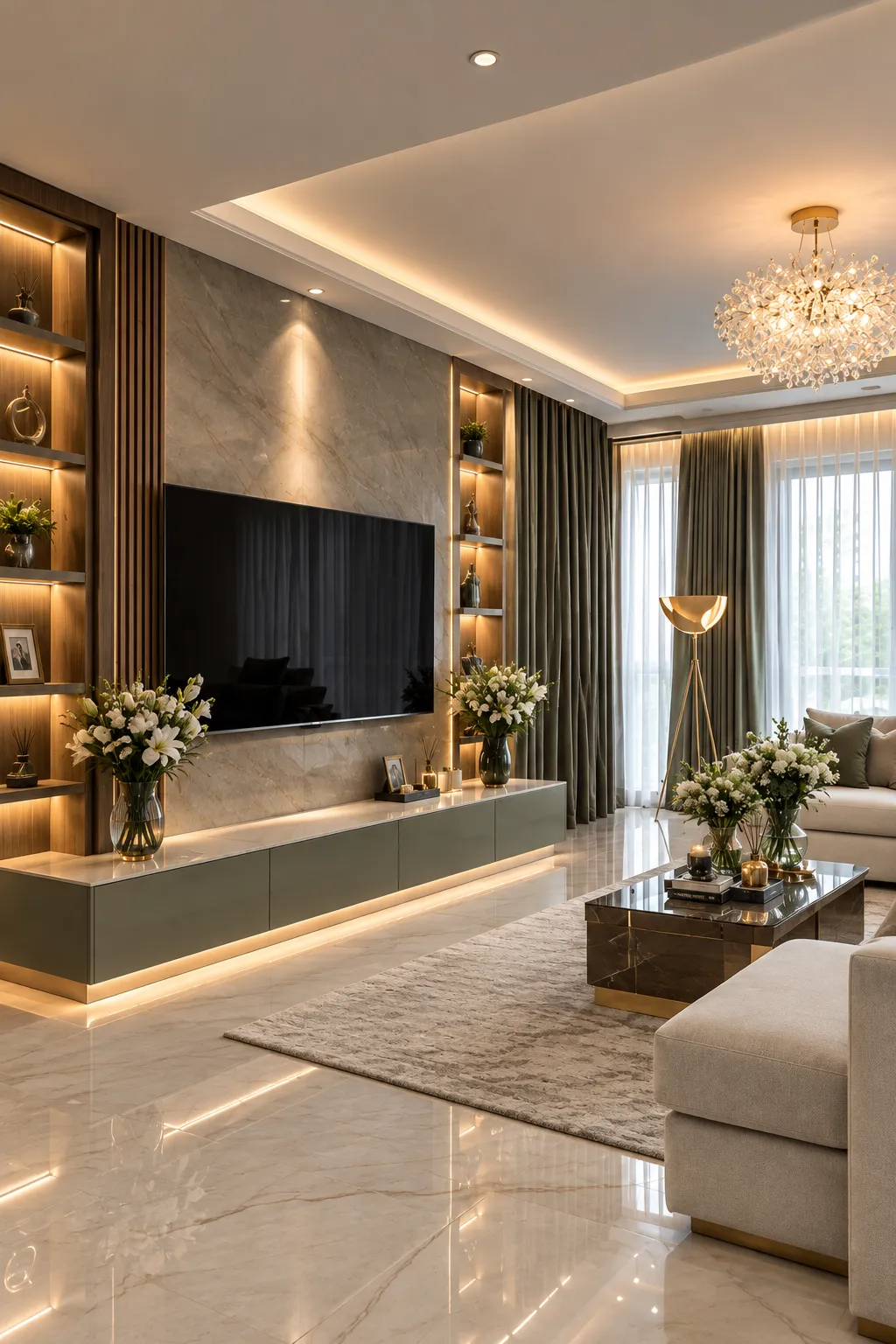 Elegant Home Interiors in Dum Dum, Kolkata