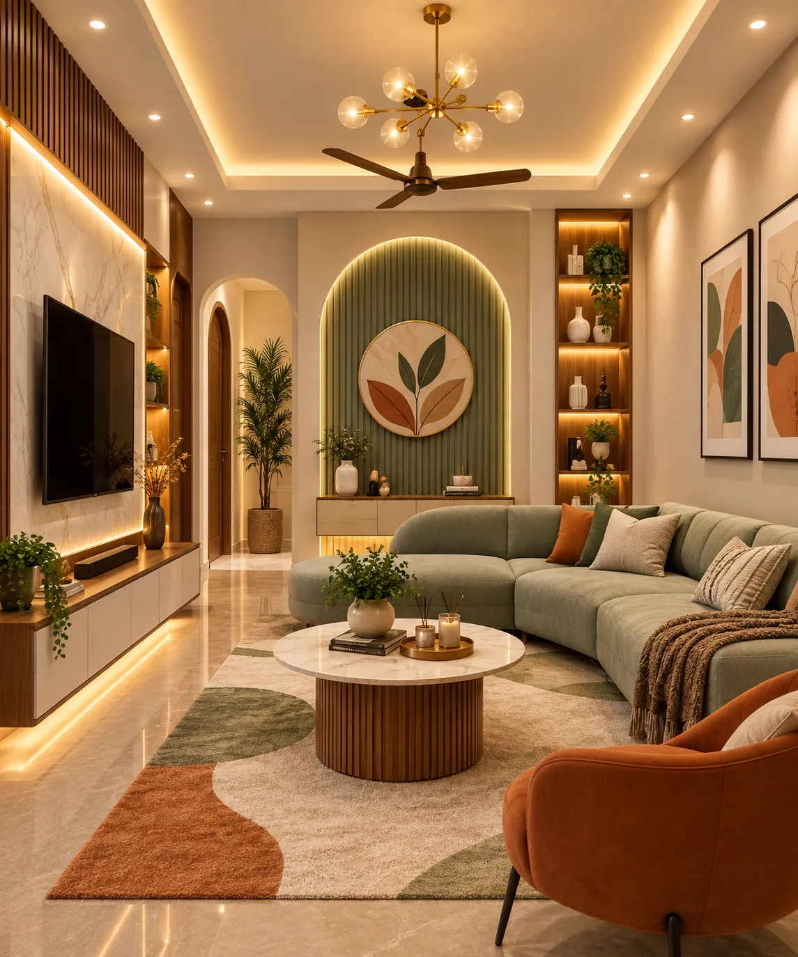 Complete Flat Interior Design Work in New Alipore