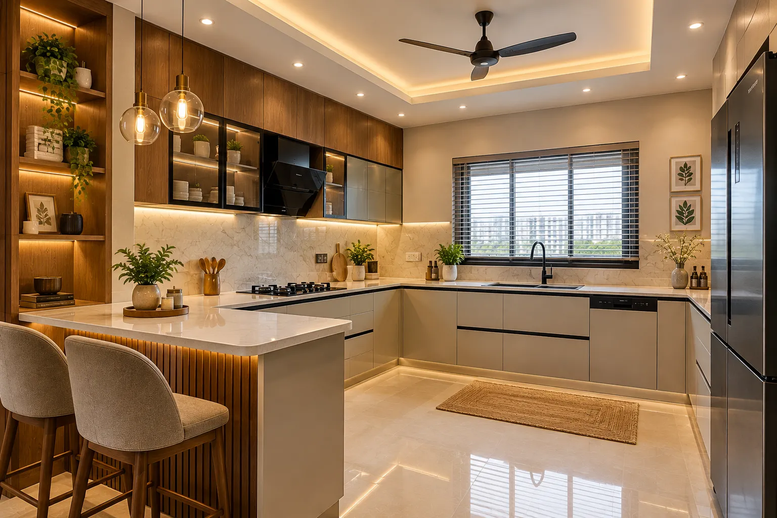 Modern Modular Kitchen Design in Thakurpukur, Kolkata  Agnimitra Interior Design